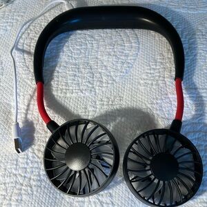 Portable Neck Fan with USB Charging